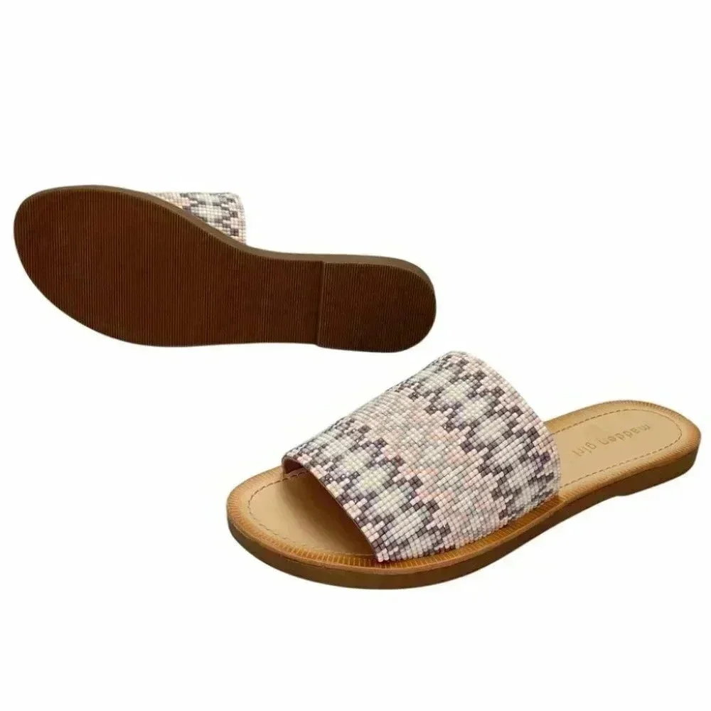 NWOB Madden Girl Luuluu Womens Slide Sandals